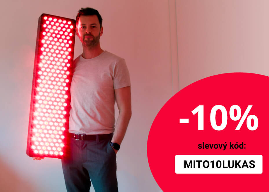 MITO LIGHT slevový kód na terapii červeným světlem